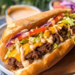 Cheese Burger Sub